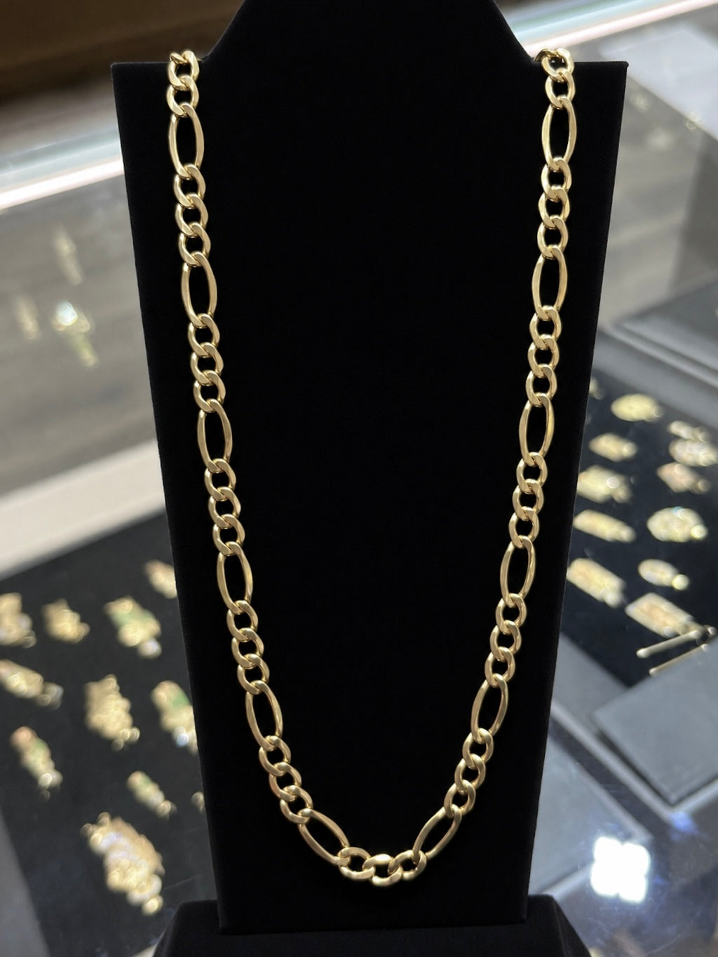 14k Gold Figaro Chain #1
