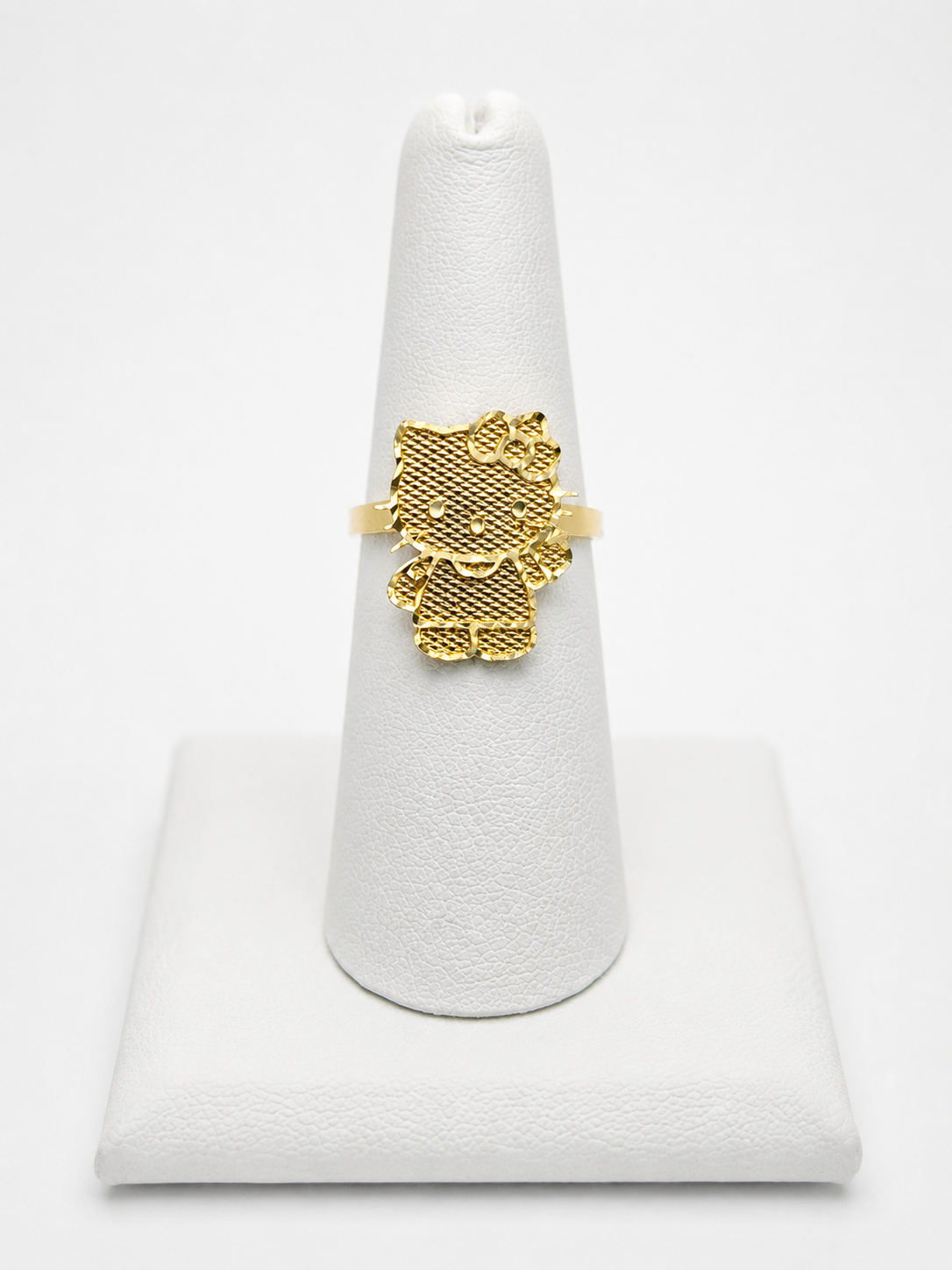 14k Solid Gold Ring Hello Kitty