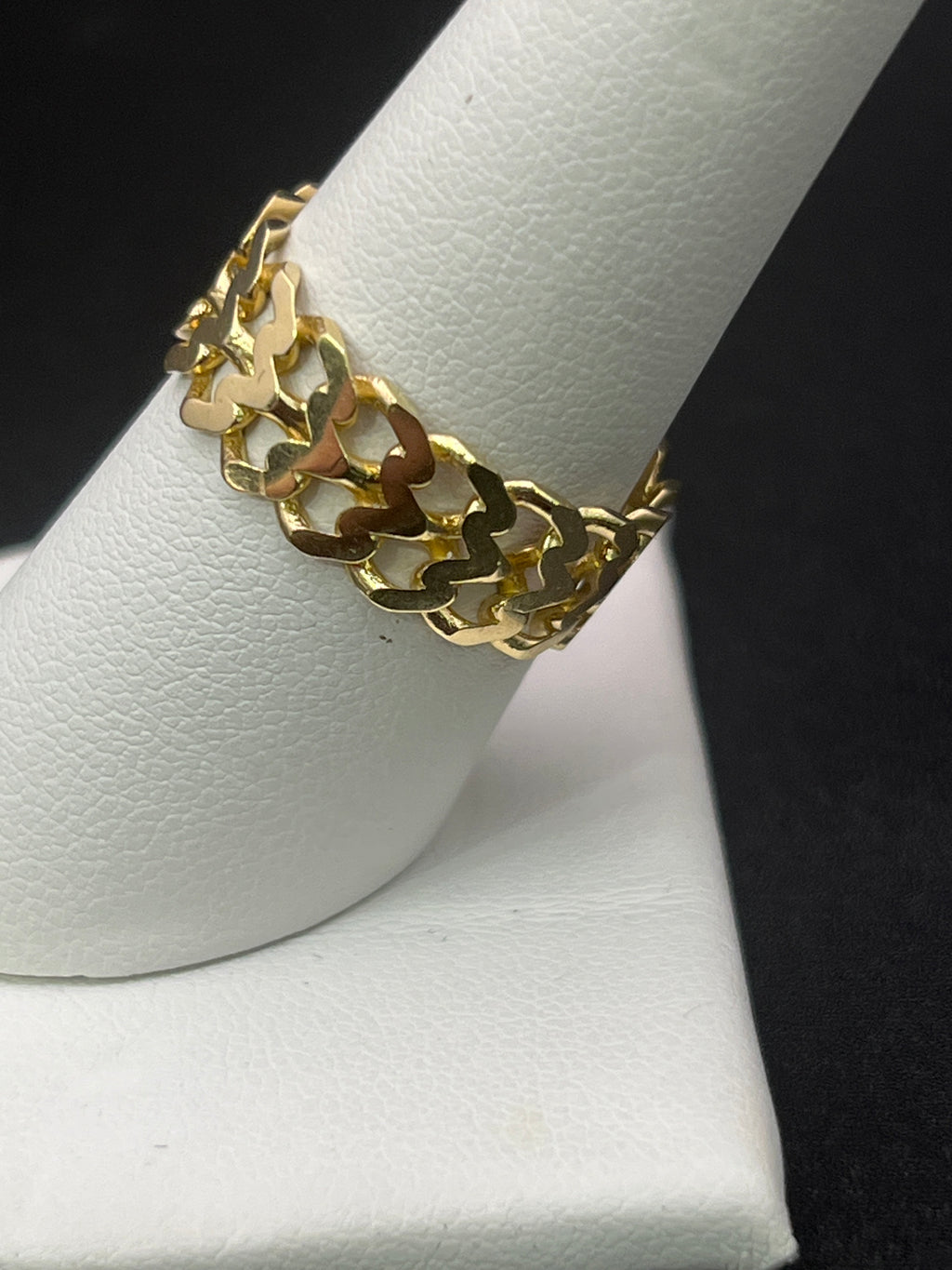 14k Solid Gold Ring Cuban