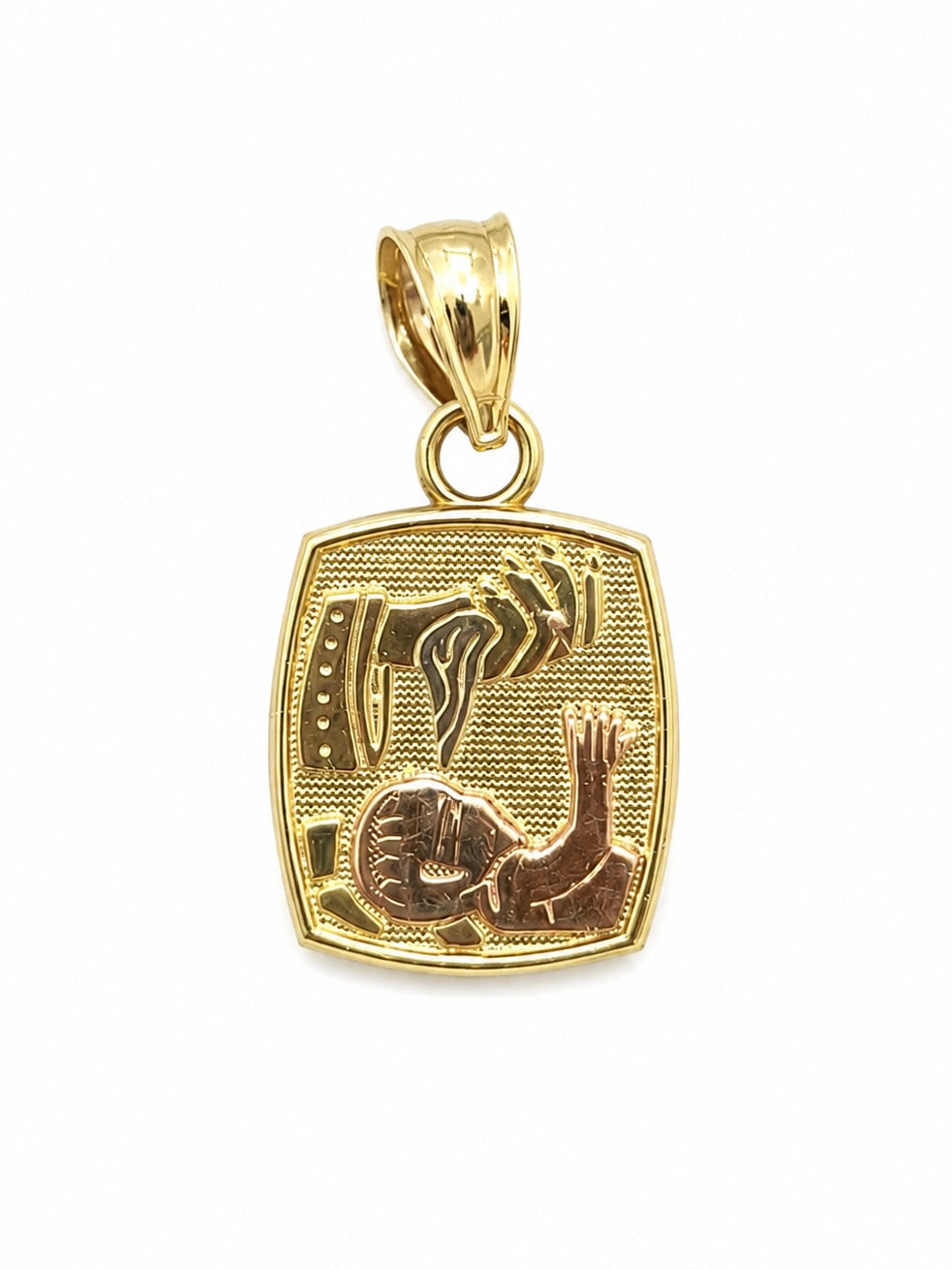 14k Gold Baptism Pendant
