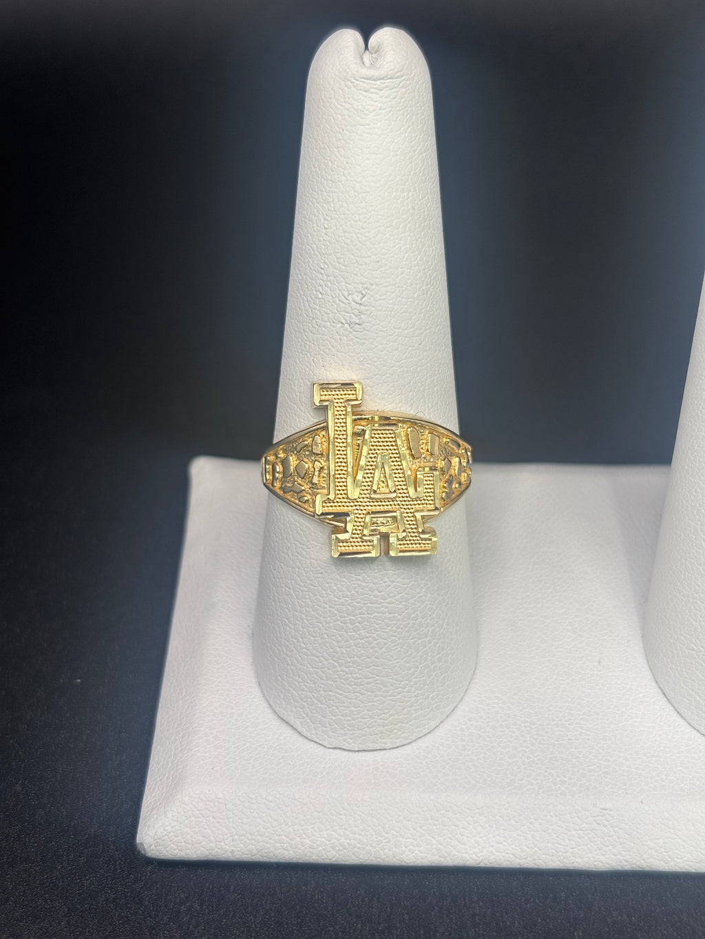 14k LA Los Angeles Italian Gold Ring