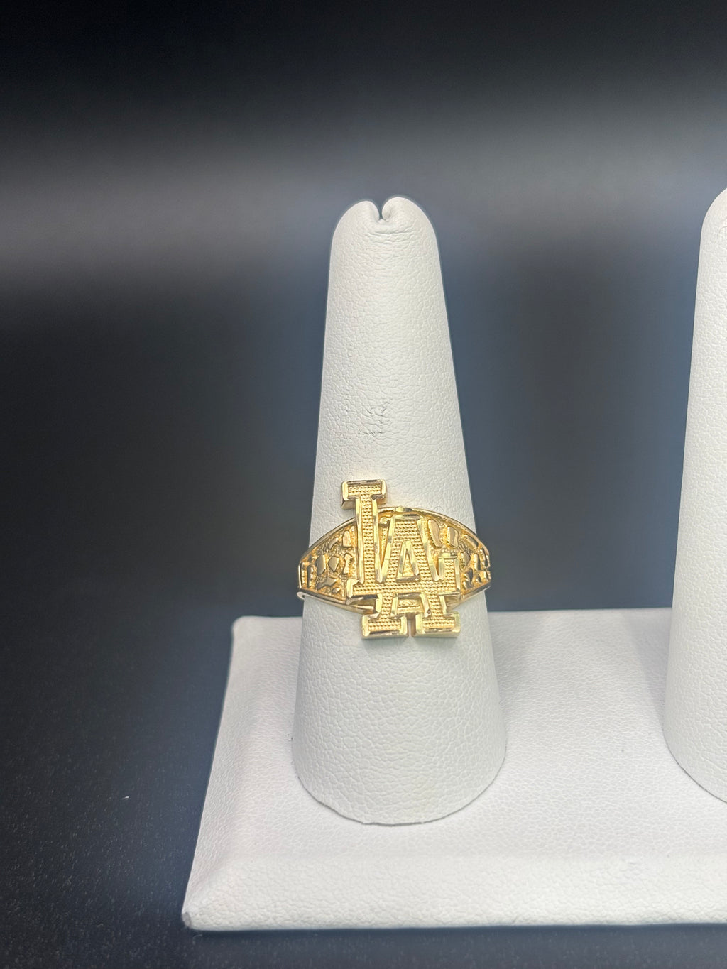 14k LA Los Angeles Italian Gold Ring