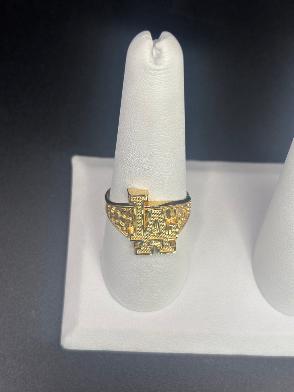 14k LA Los Angeles Italian Gold Ring
