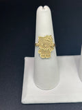 14k Solid Fine Italian Gold Ring Hello Kitty