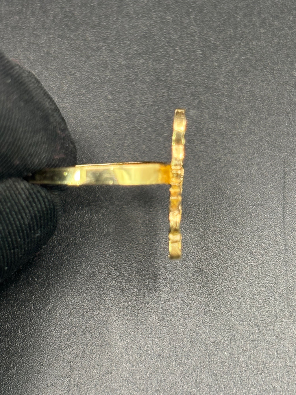 14k Solid Fine Italian Gold Ring Hello Kitty