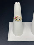 14k Solid Fine Italian Gold Ring Hello Kitty