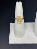 14k Solid Fine Italian Gold Ring Hello Kitty