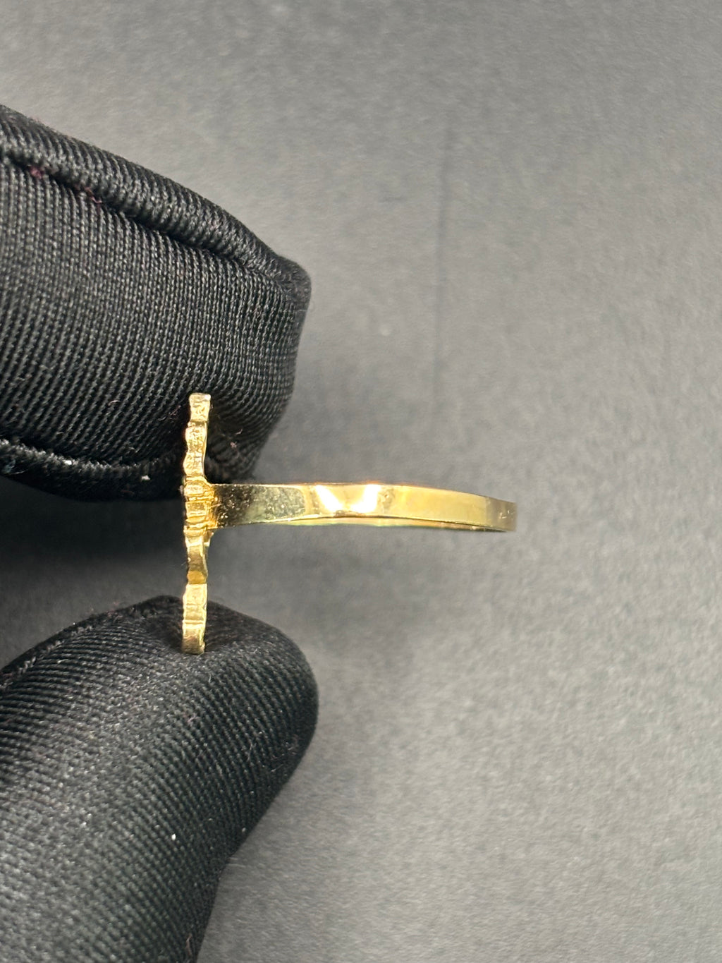 14k Solid Fine Italian Gold Ring Hello Kitty