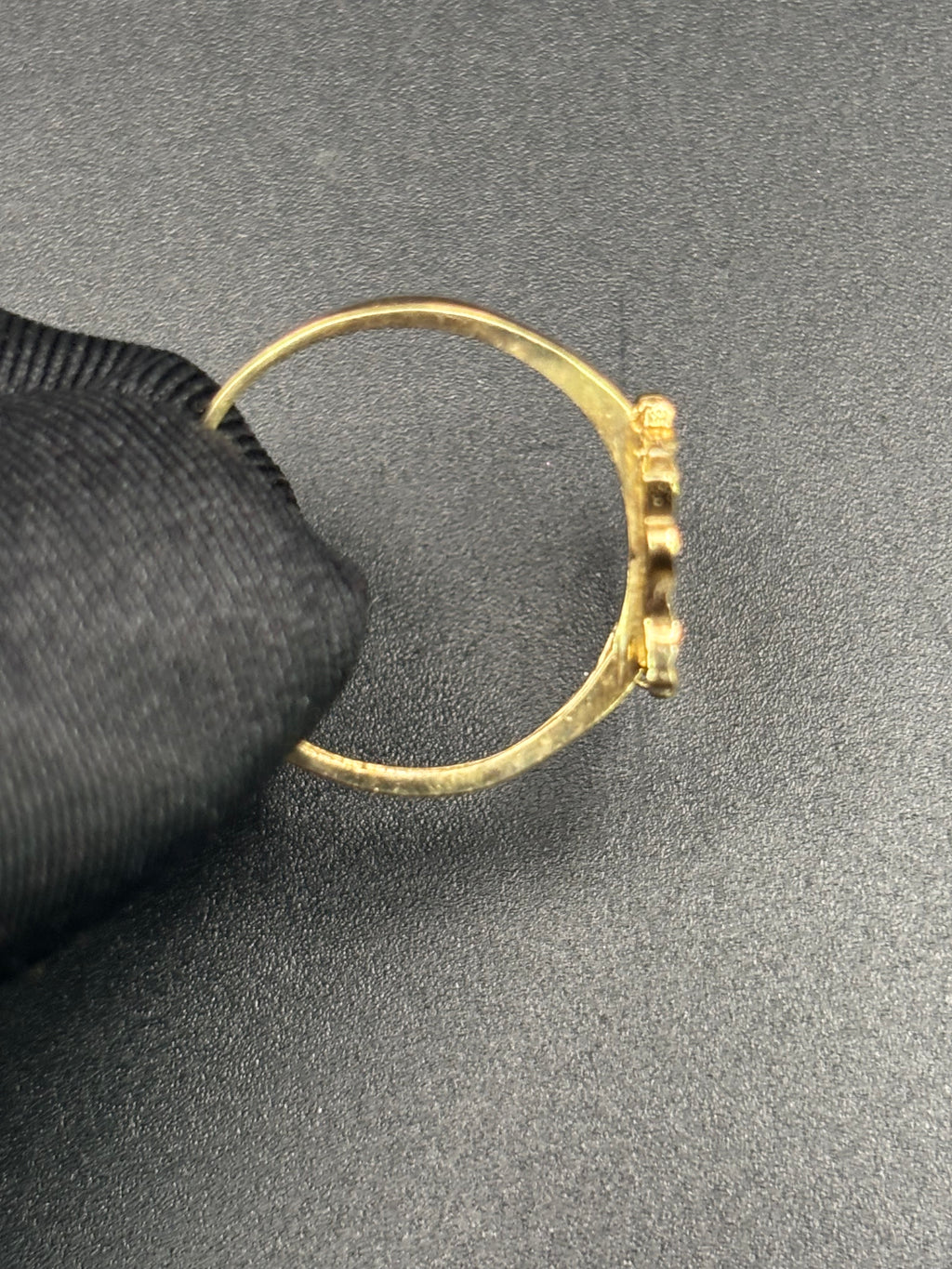 14k Solid Fine Italian Gold Ring Hello Kitty