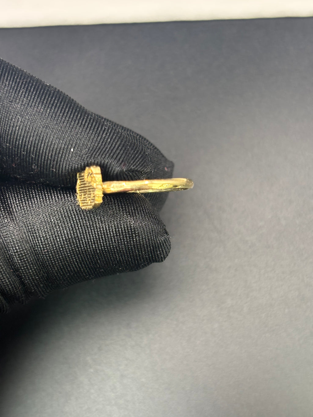 14k Solid Fine Italian Gold Ring Hello Kitty