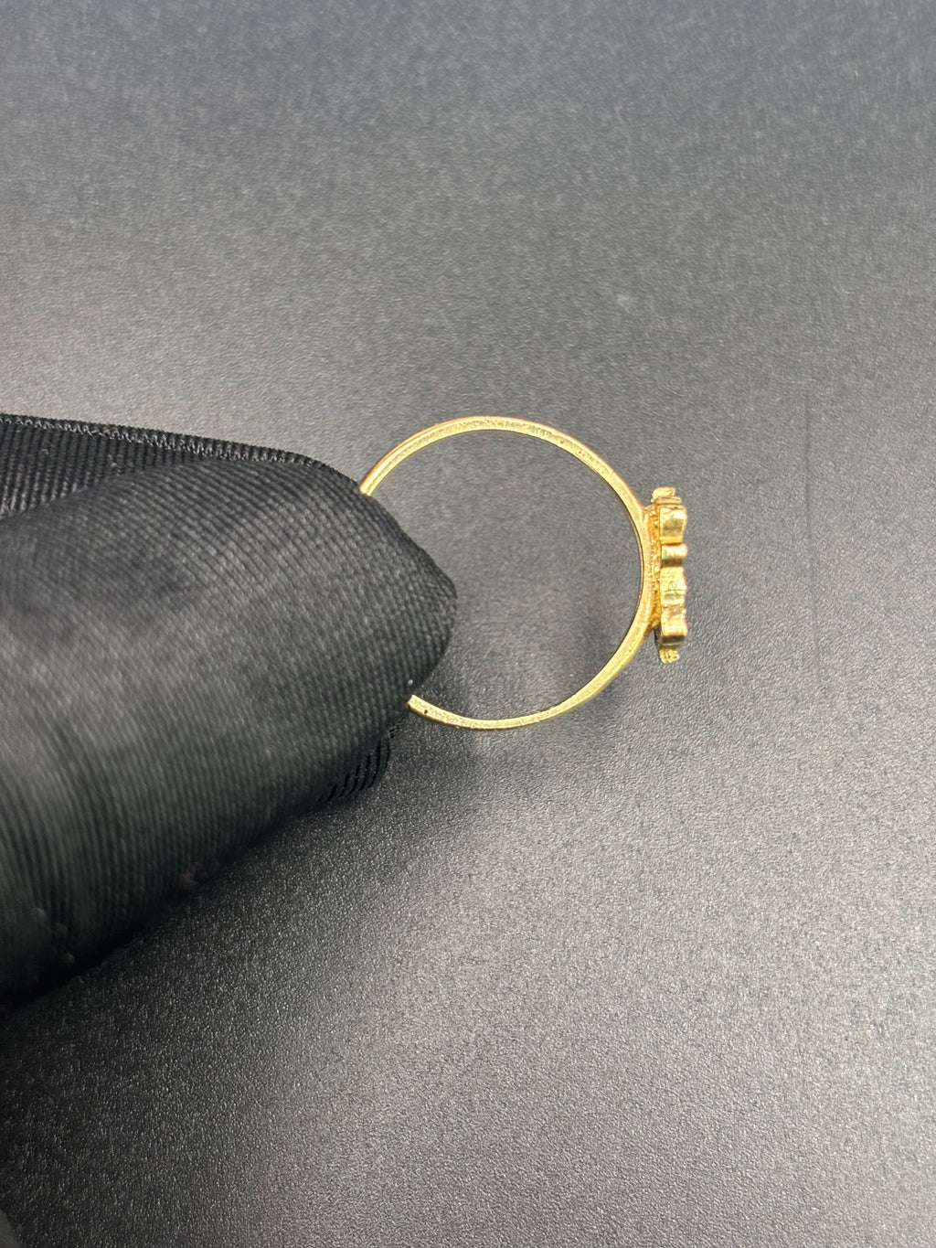 14k Solid Fine Italian Gold Ring Hello Kitty