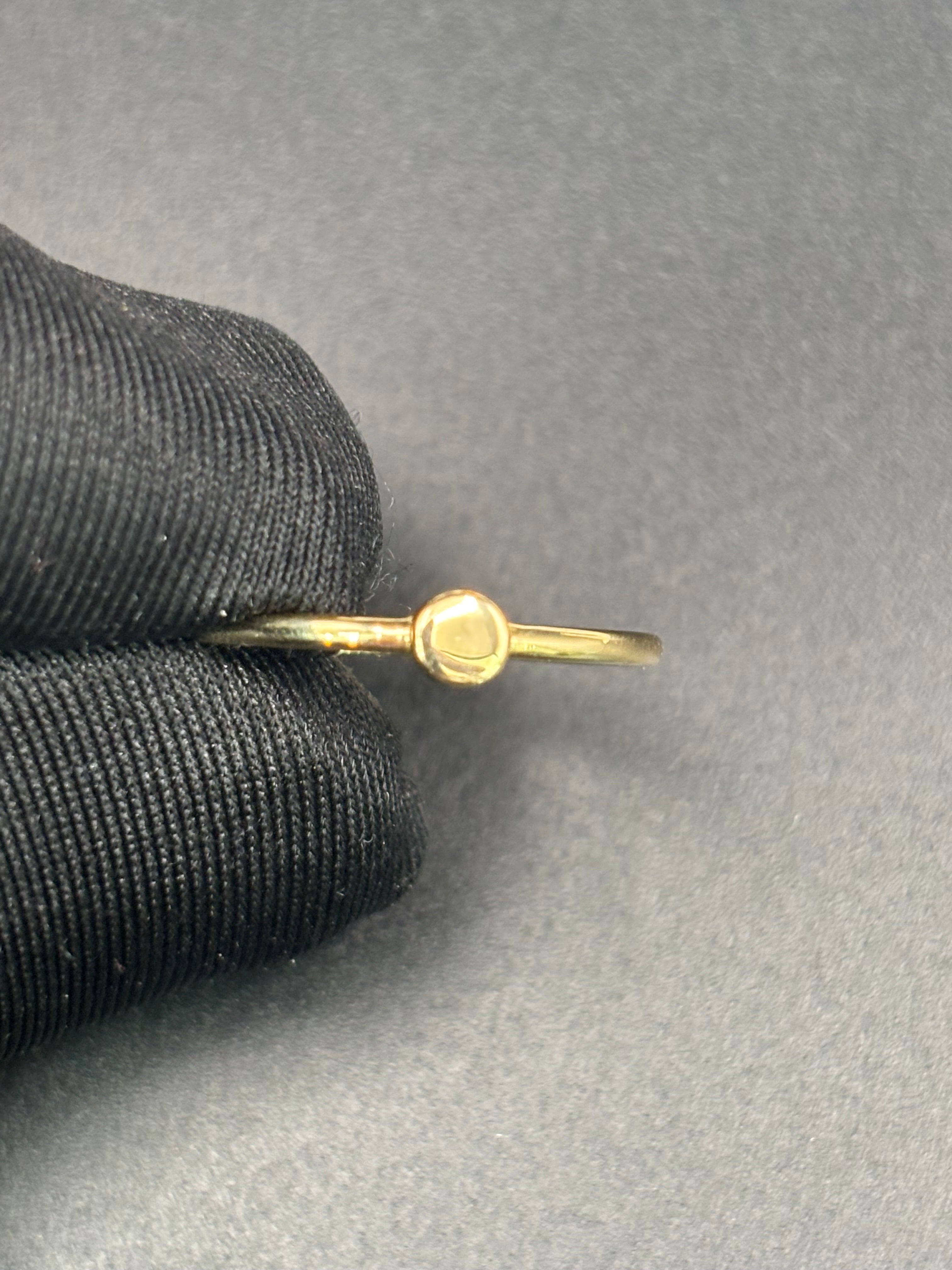14k Solid Fine Italian Gold Ring