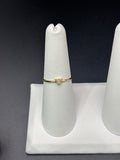 14k Solid Fine Italian Gold Ring Triange Shape