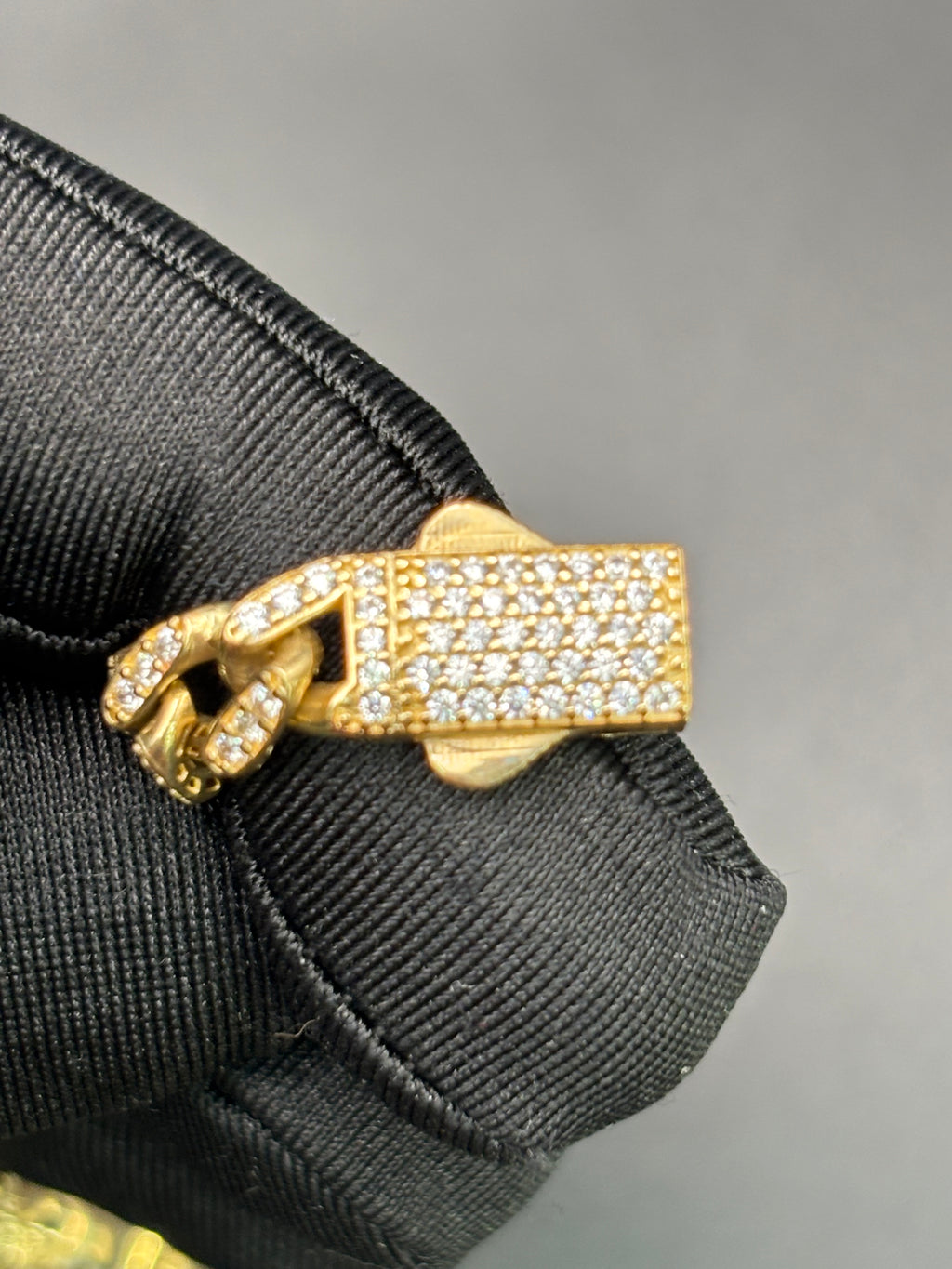 14k Solid Gold Cuban Link Bracelet San Judas