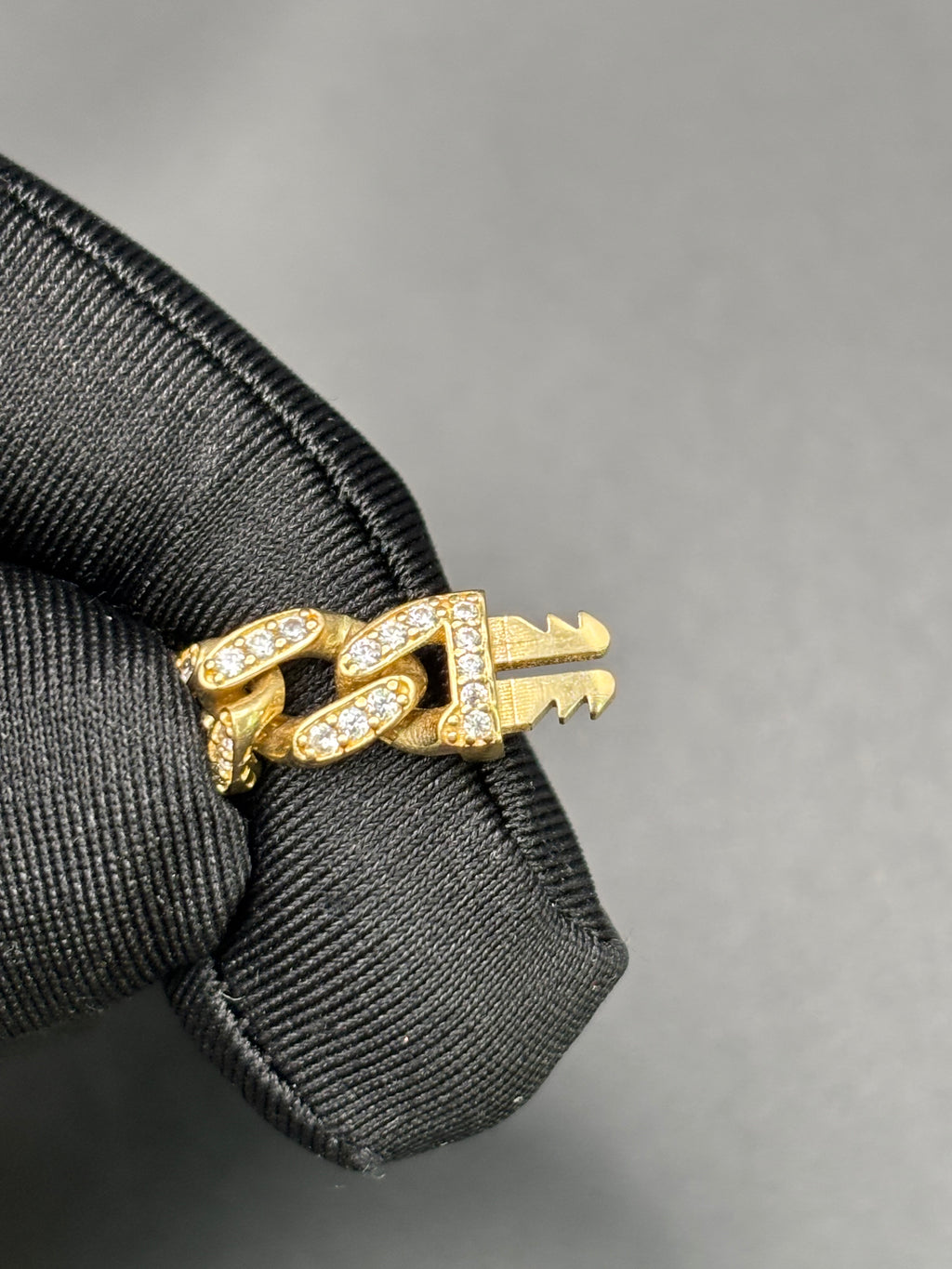 14k Solid Gold Cuban Link Bracelet San Judas