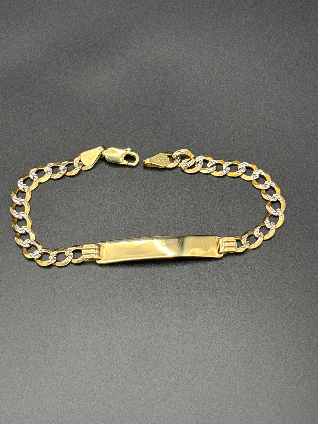 14k Solid Gold Cuban Link Bracelet