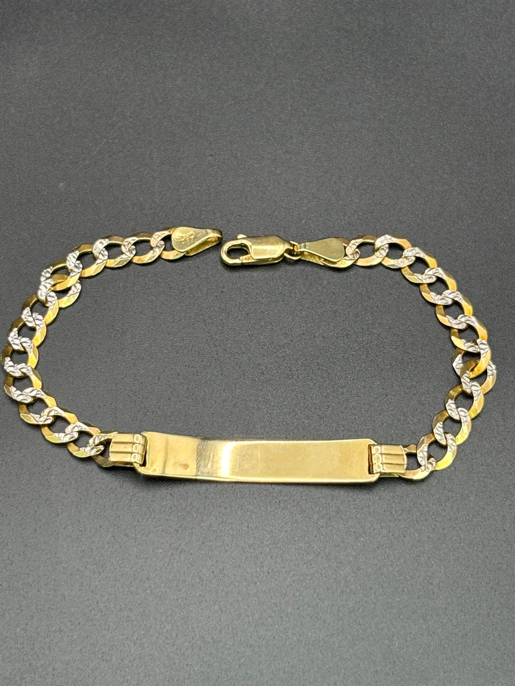 14k Solid Gold Cuban Link Bracelet