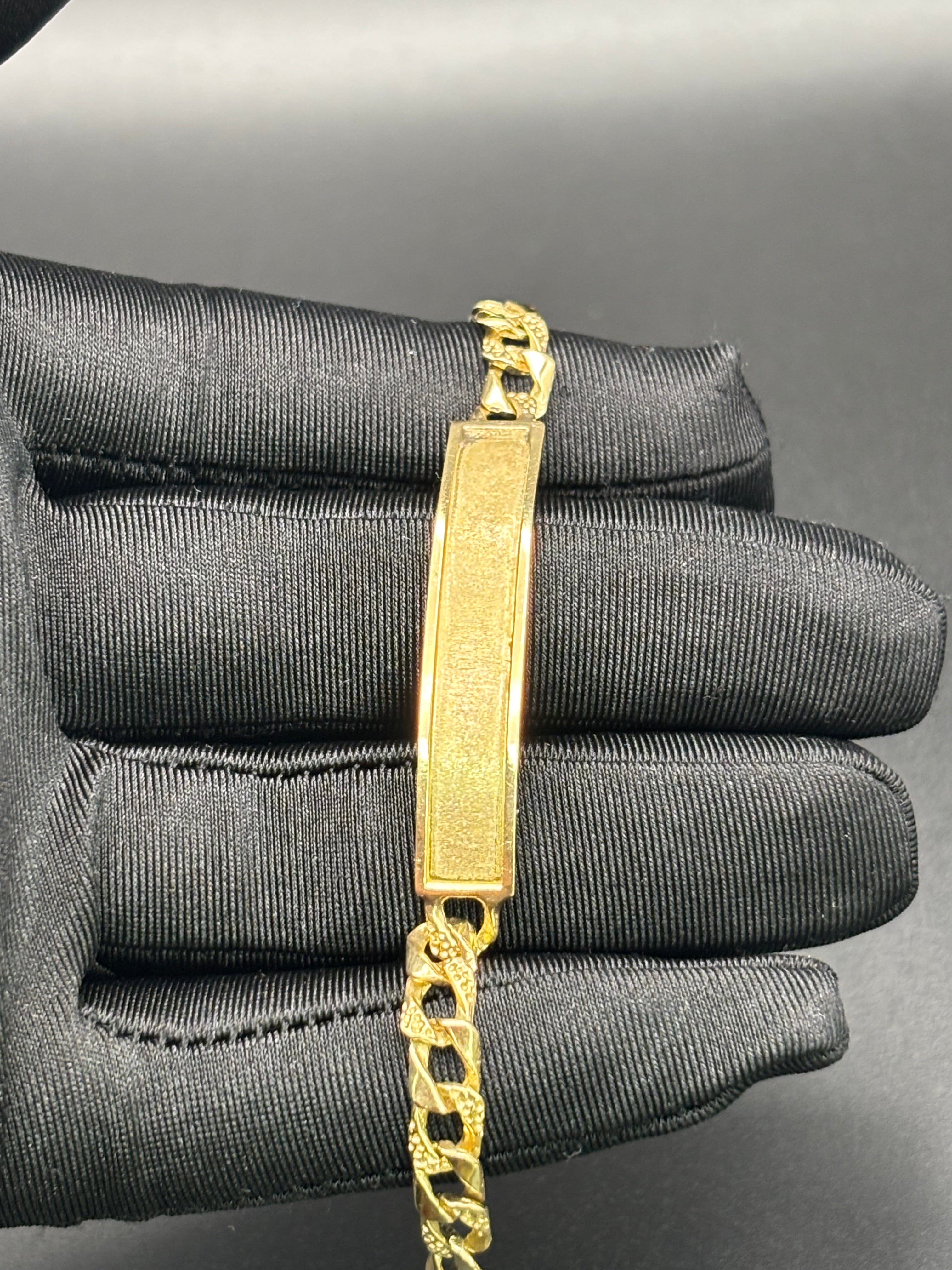 14k Solid Gold Cuban Link Bracelet