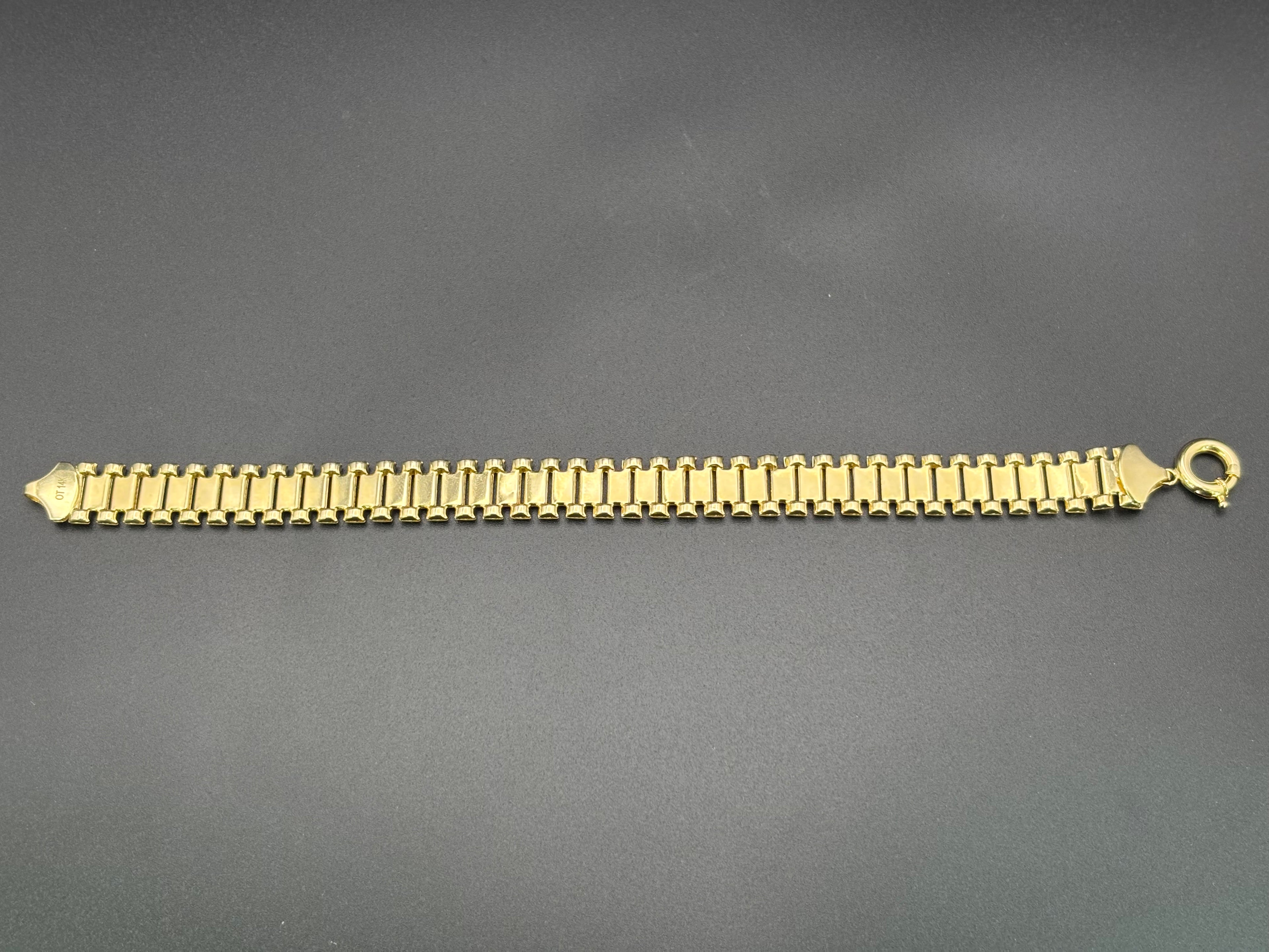 14k Solid Gold Bracelet Link Rolex