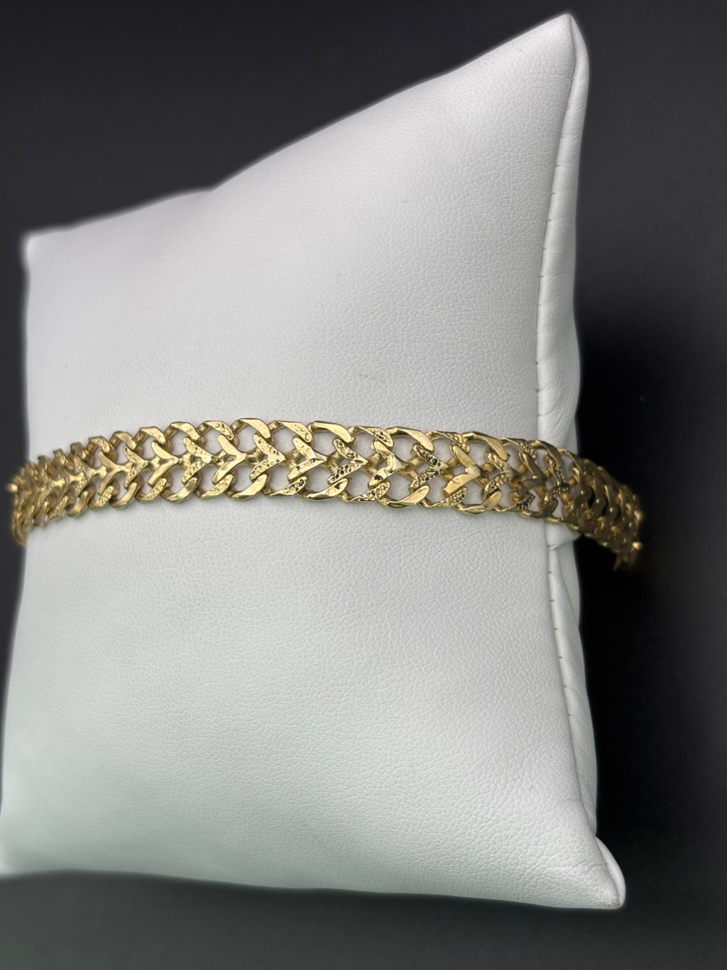 14k Solid Gold Bracelet Link