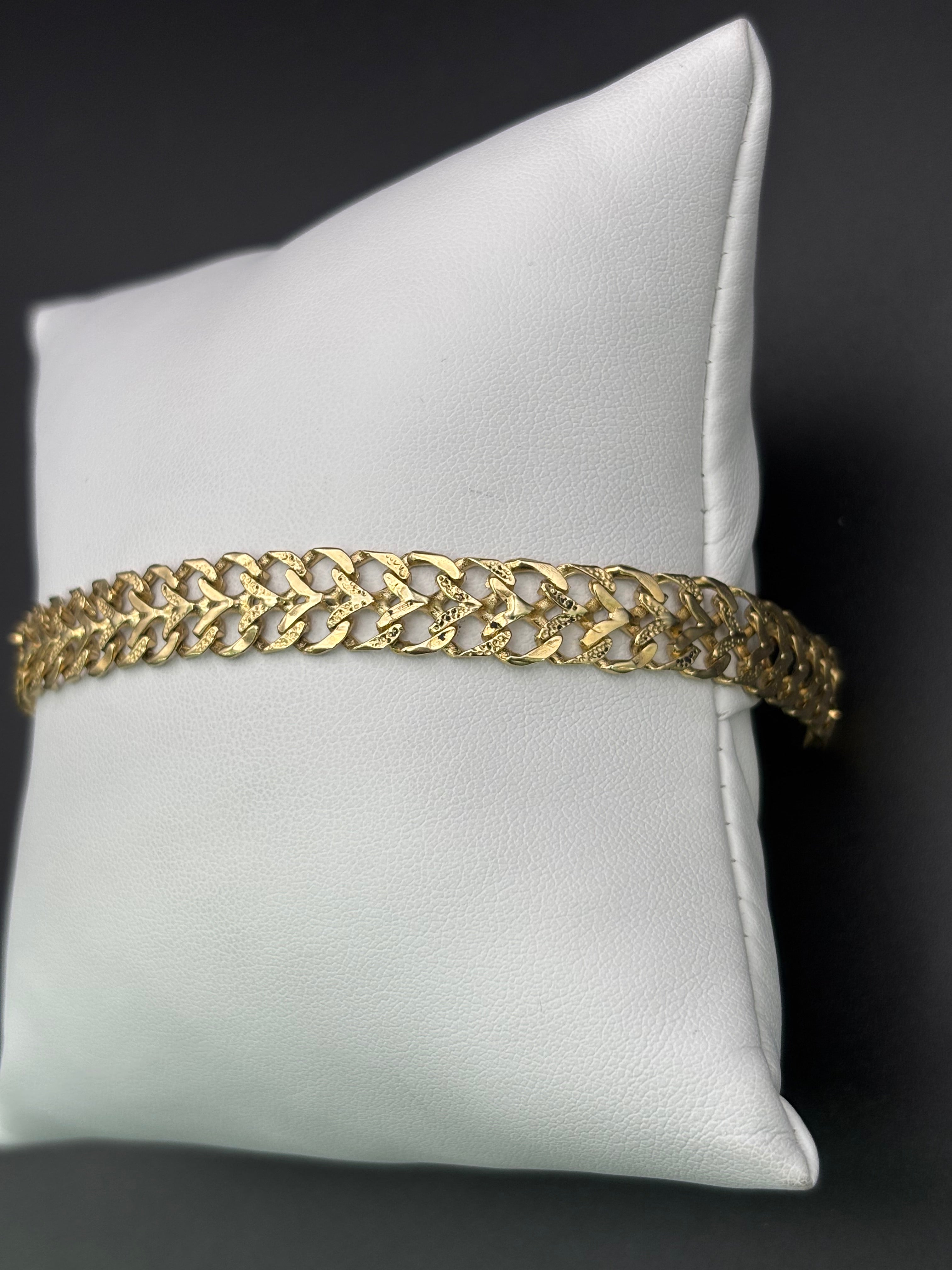 14k Solid Gold Bracelet Link