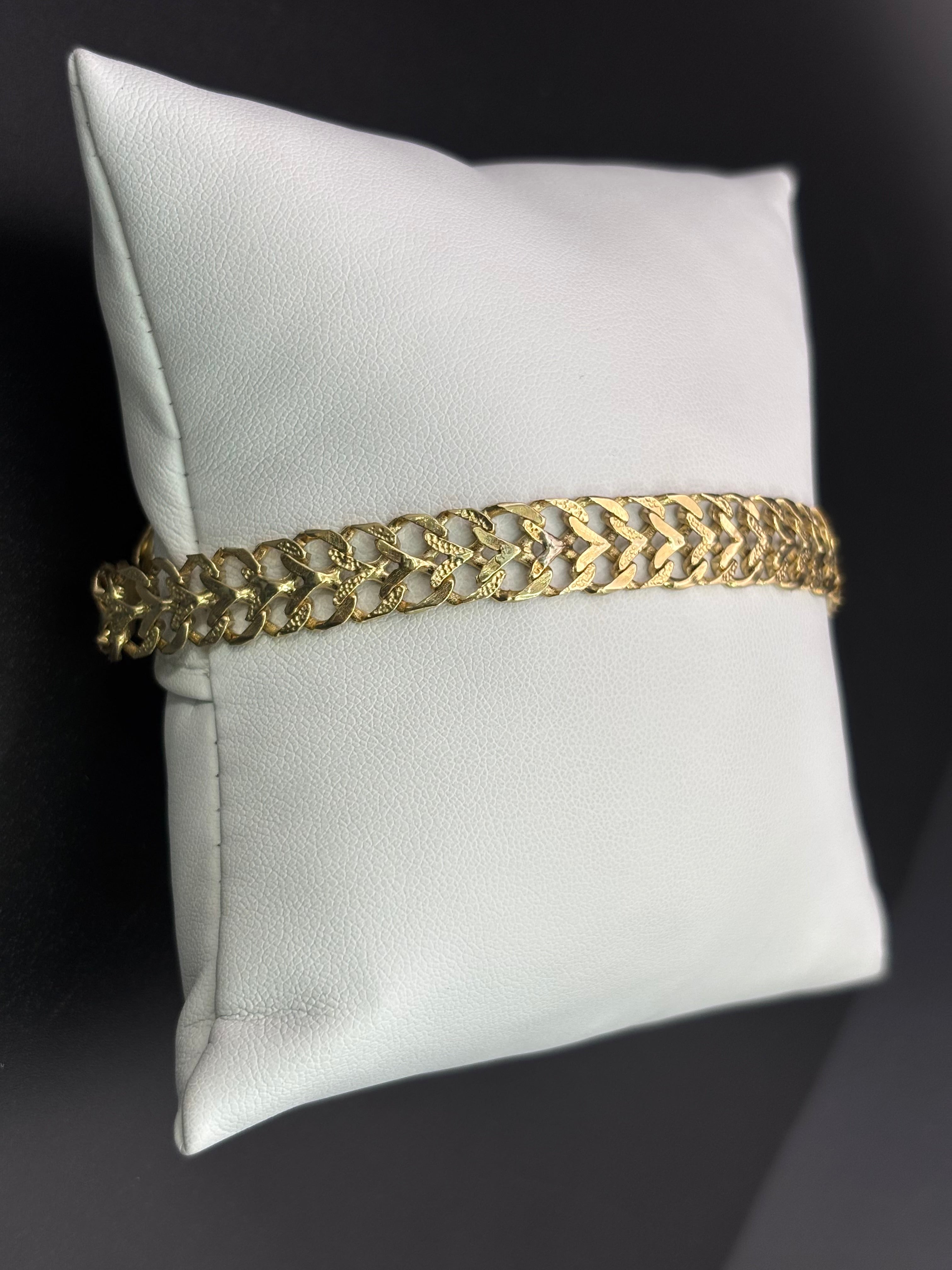 14k Solid Gold Bracelet Link
