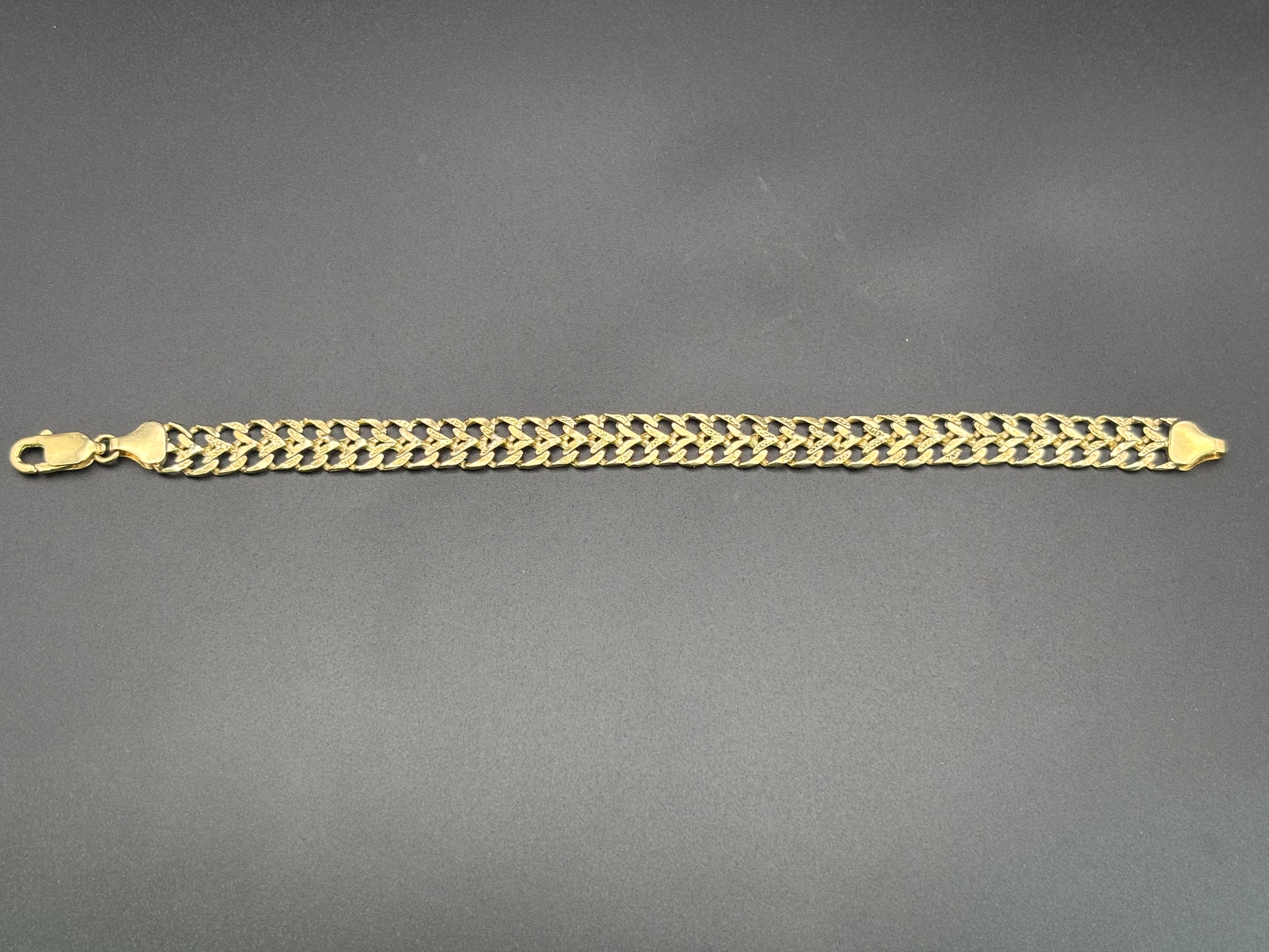 14k Solid Gold Bracelet Link