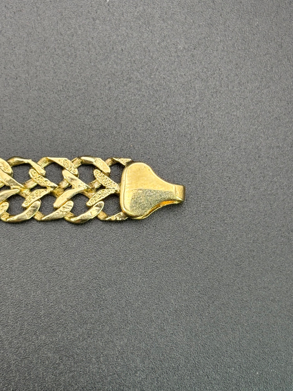 14k Solid Gold Bracelet Link