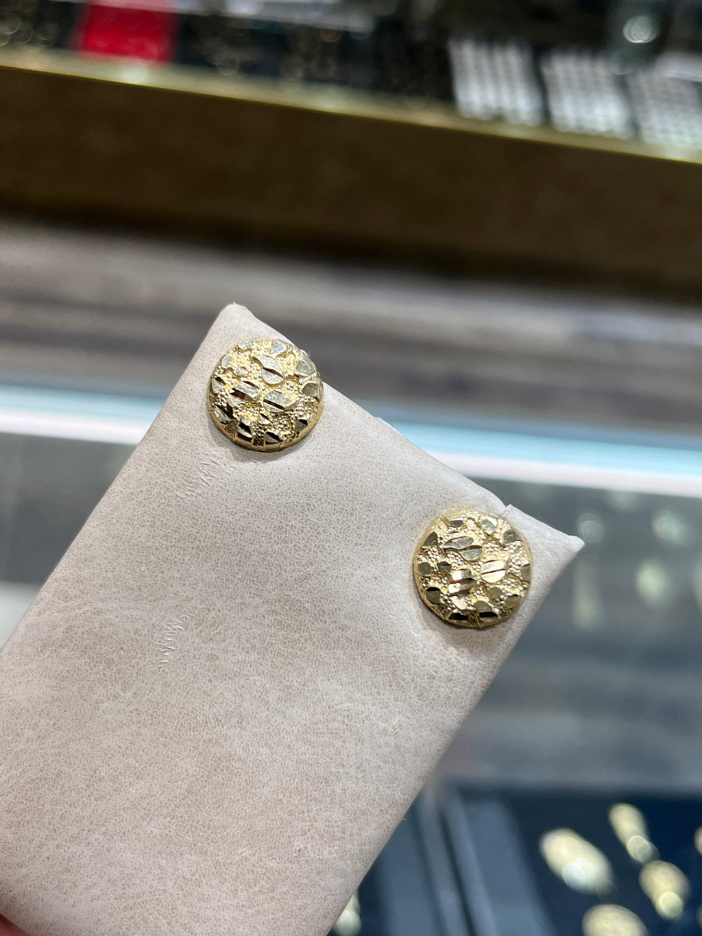 14k Nugget Earrings