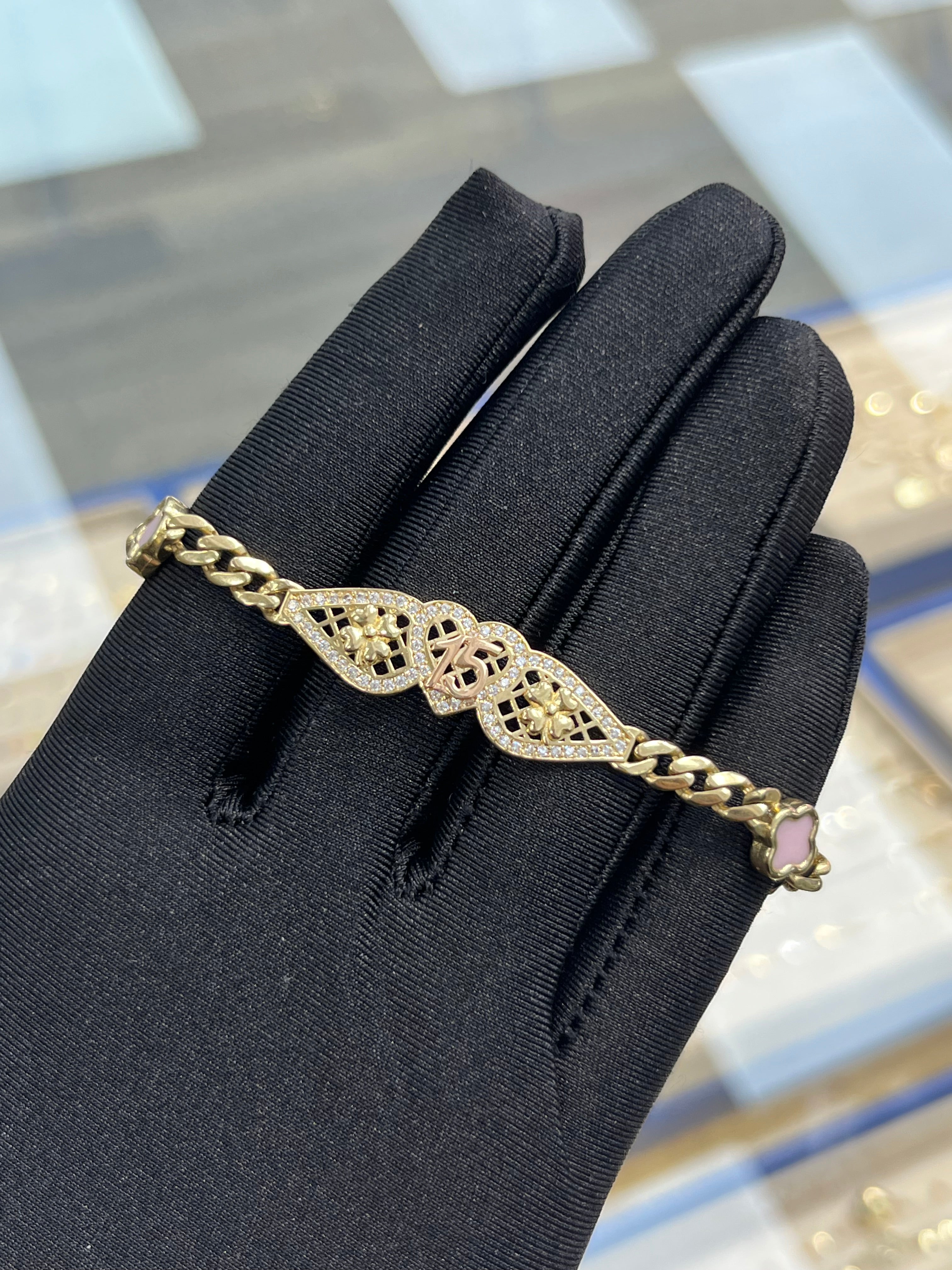 14k Gold Quince Bracelet
