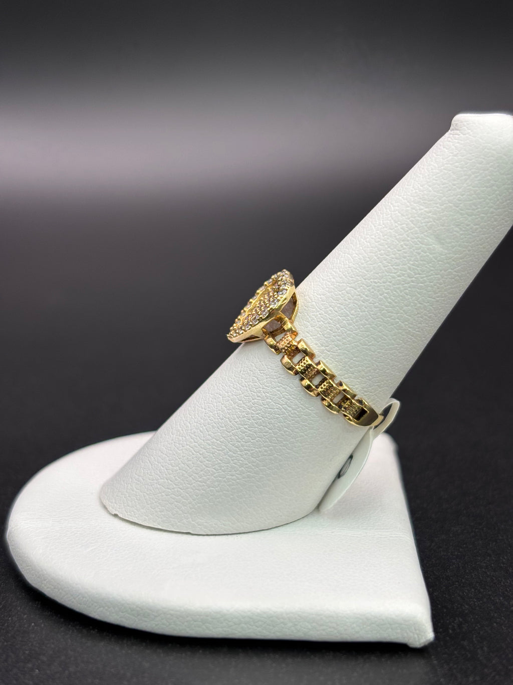 10k Solid Gold Ring Heart