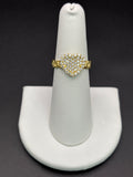 10k Solid Gold Ring Heart