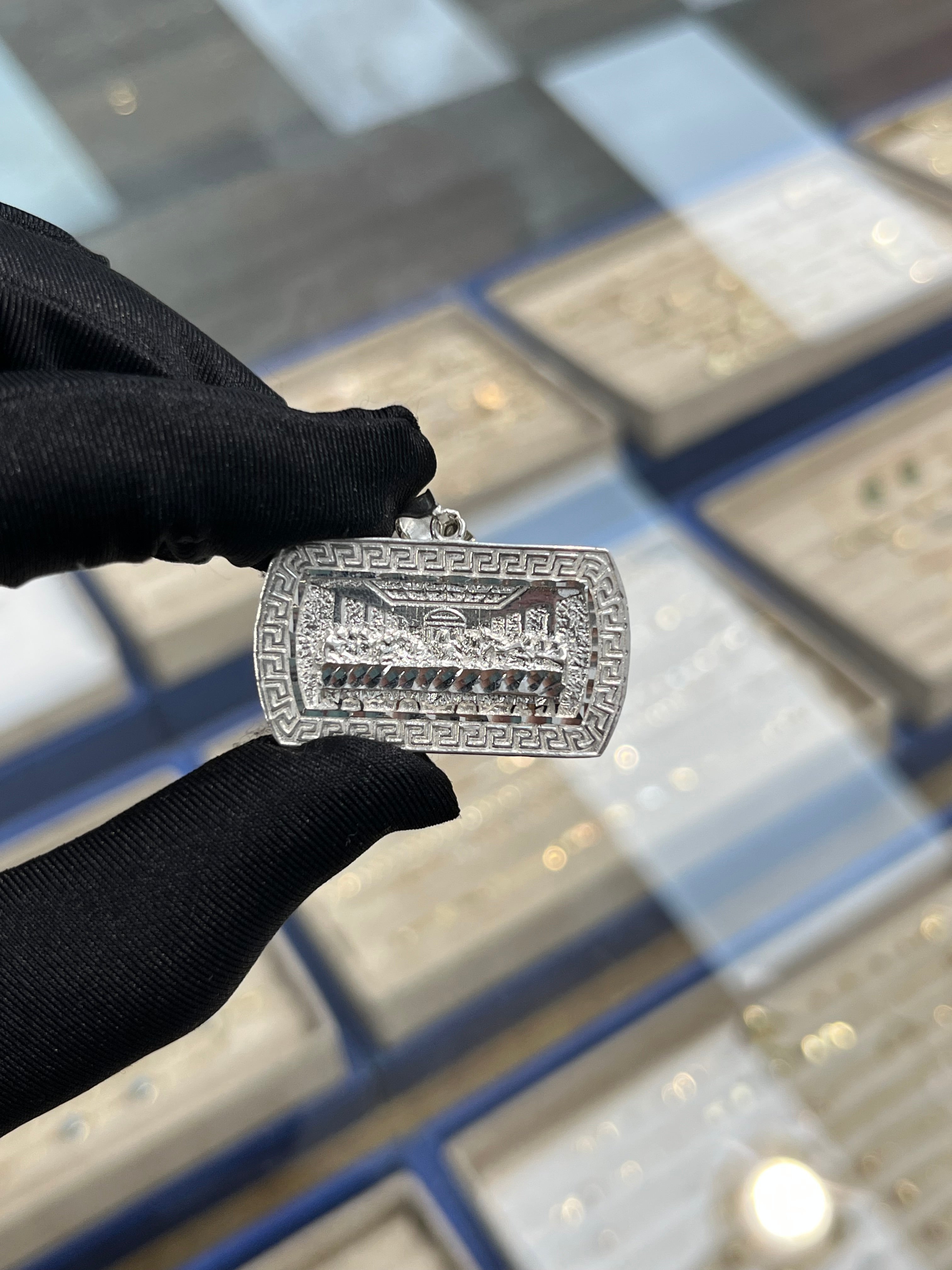 925 Silver Last Supper Pendant