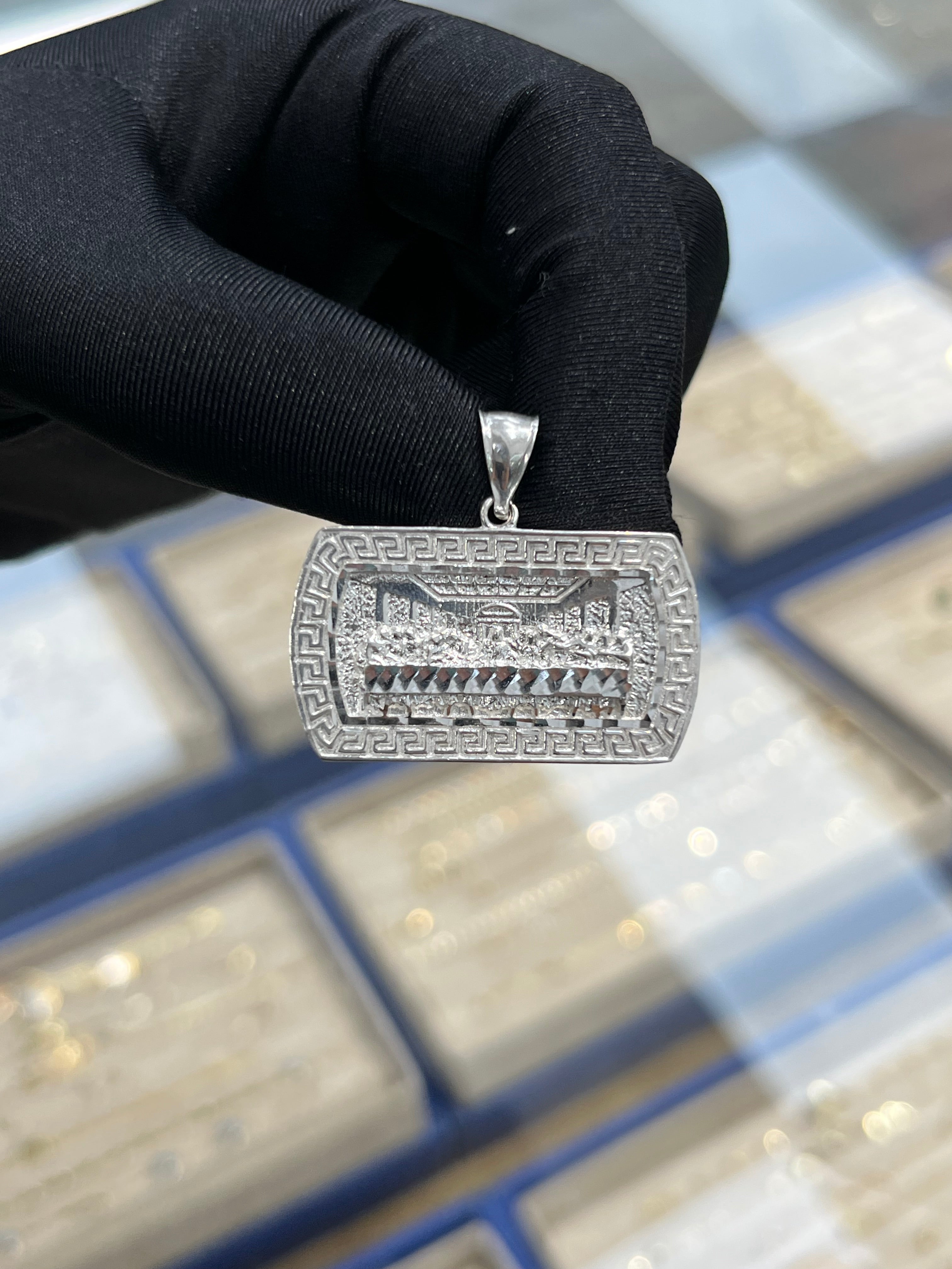 925 Silver Last Supper Pendant