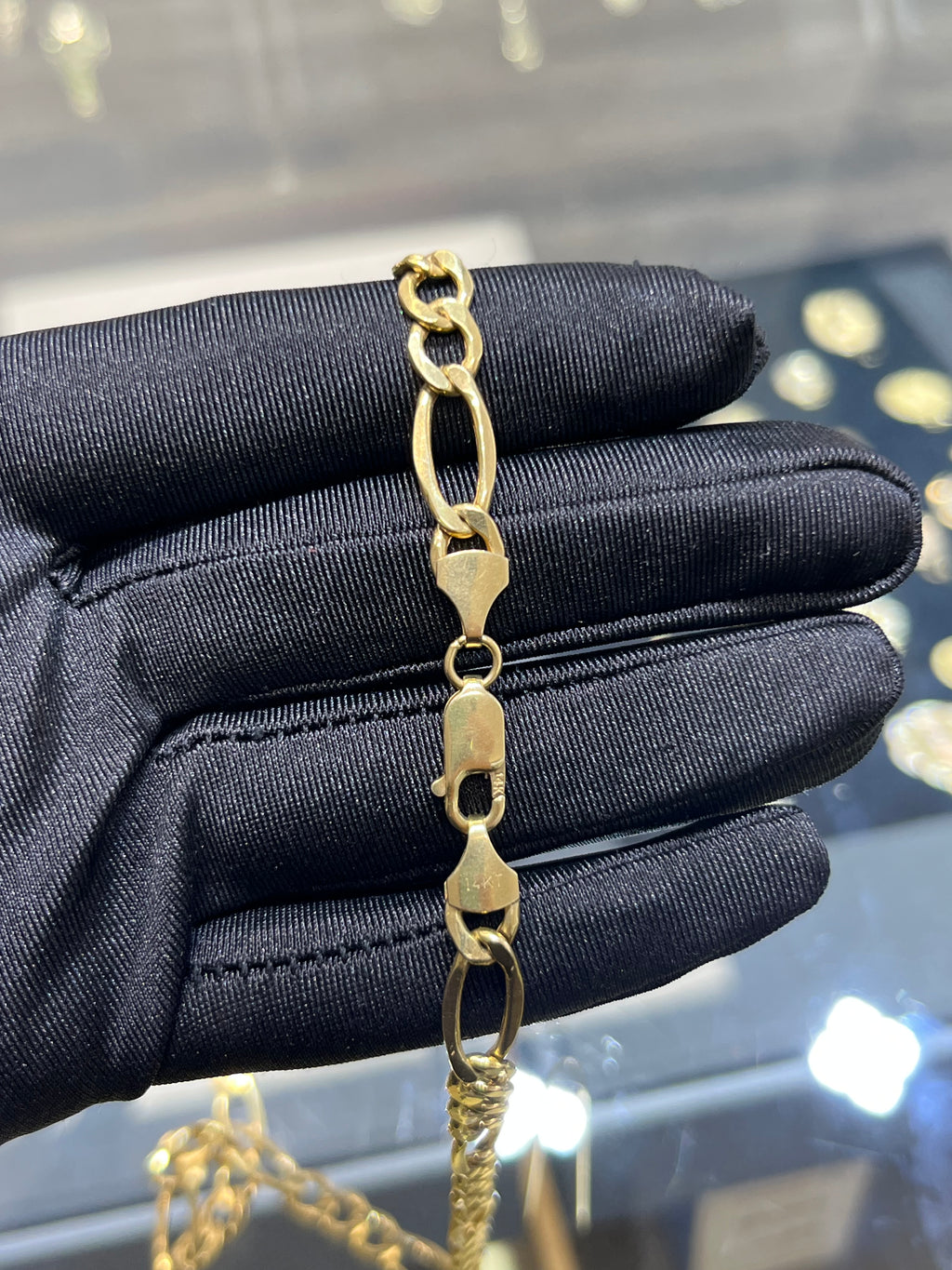 14k Gold Figaro Chain #1