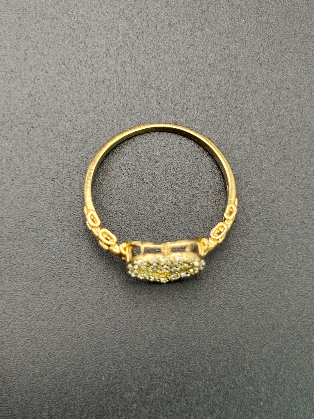 10k Solid Gold Ring Heart