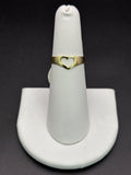 10k Solid Gold Ring Heart