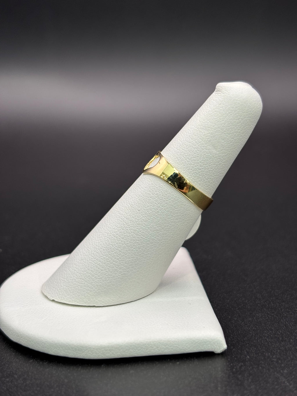 10k Solid Gold Ring Heart