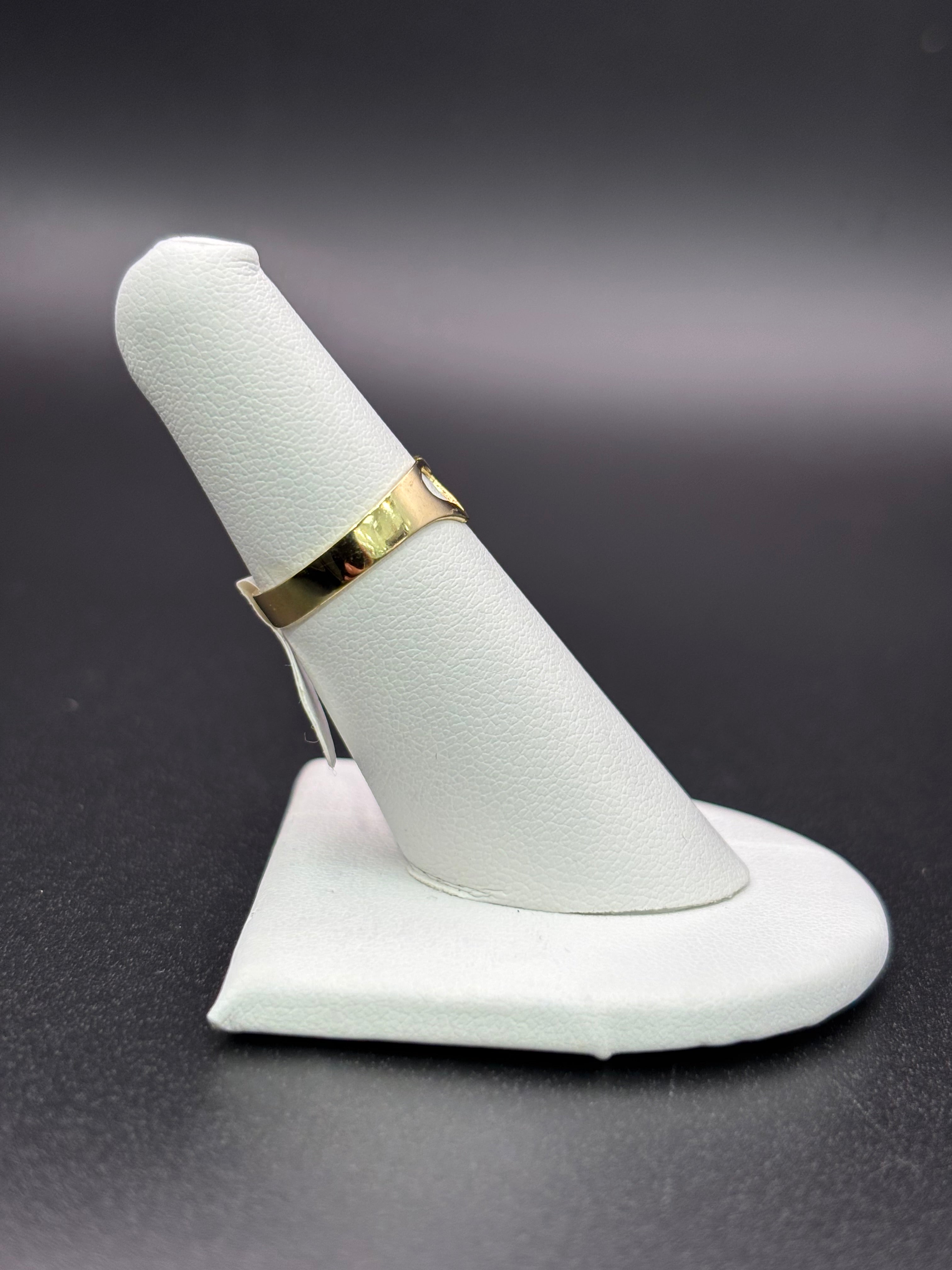 10k Solid Gold Ring Heart