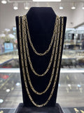 14k Gold Diamond Cut Figaro Chain #5
