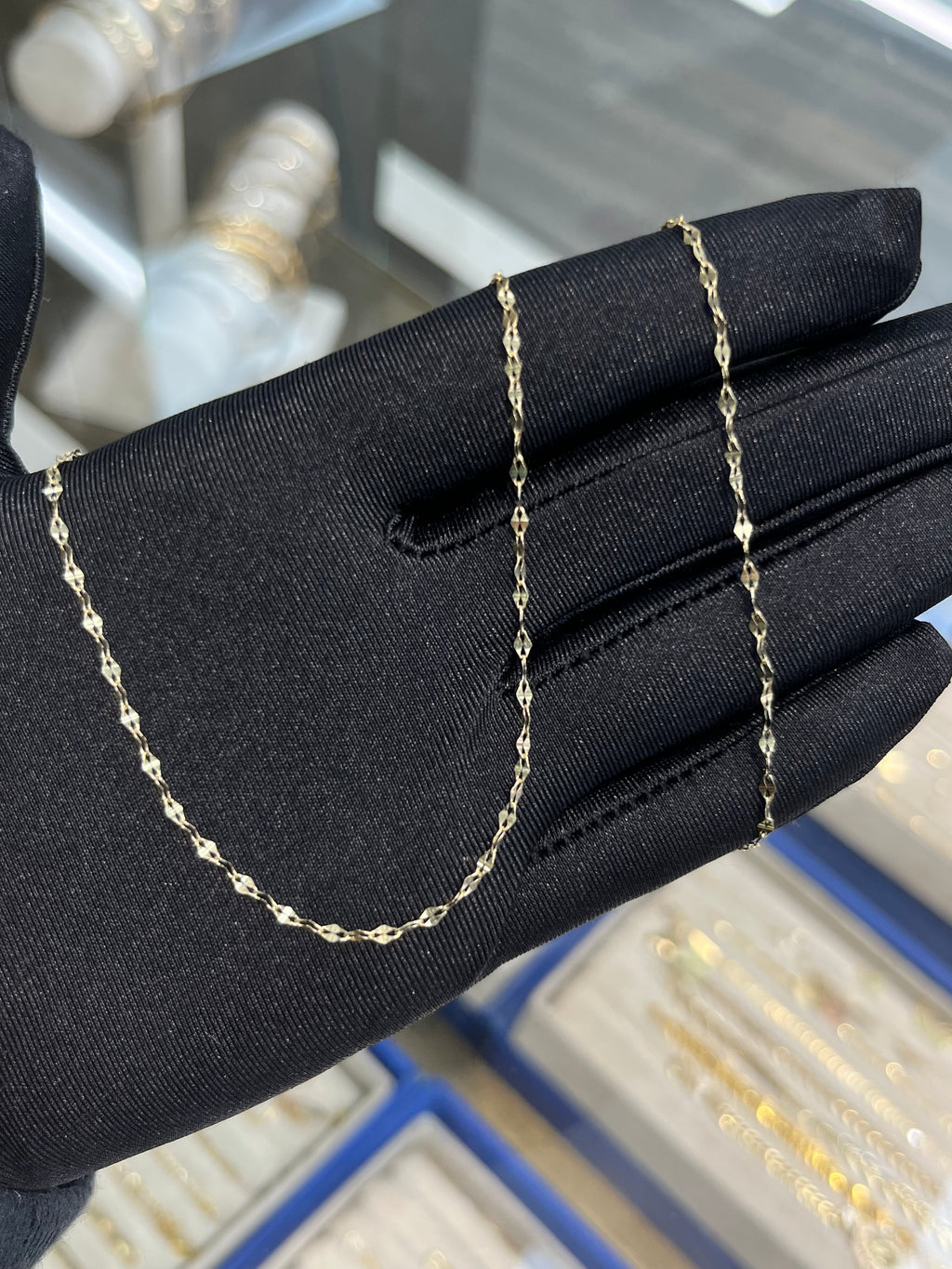 14K Gold Mirror Chain #31