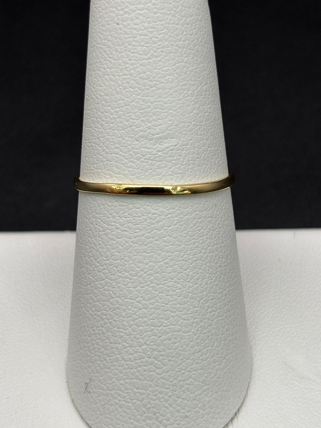14k Solid Gold Ring Hollow Heart