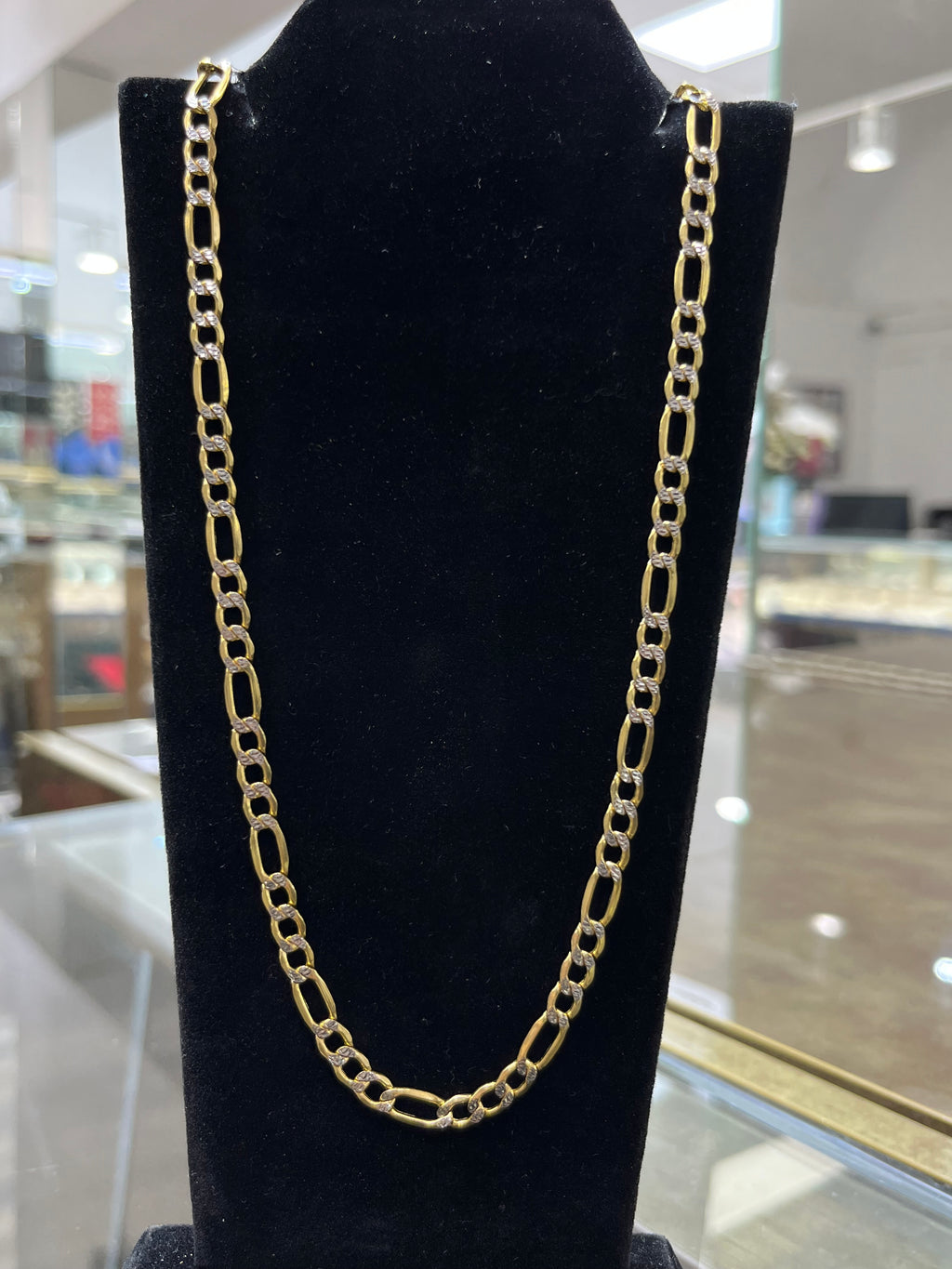 14K Gold Diamond Cut Fiargo Chain #2