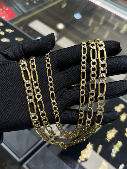14K Gold Diamond Cut Fiargo Chain #2