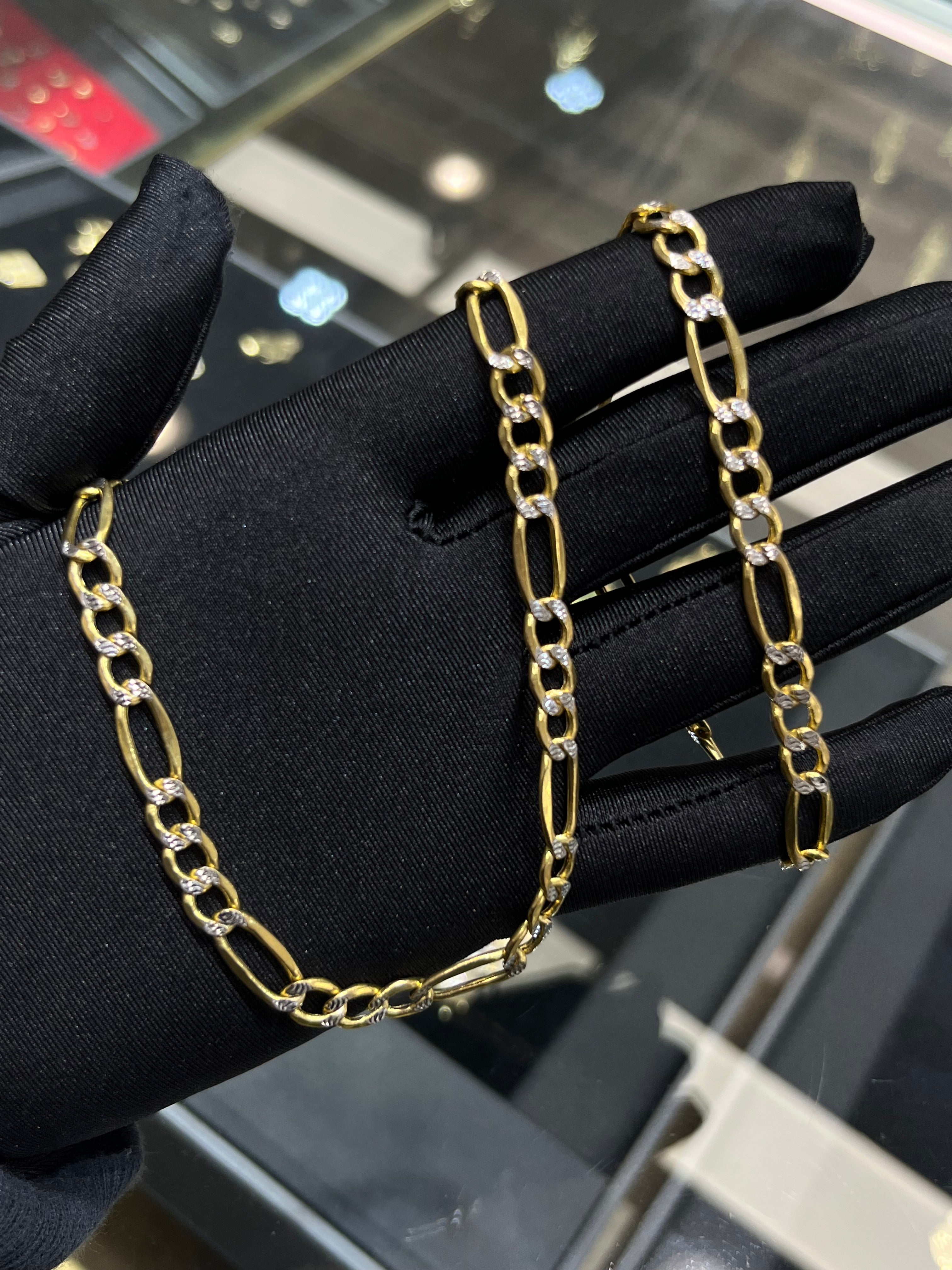 14K Gold Diamond Cut Fiargo Chain #2
