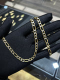 14K Gold 5MM Figaro Chain #3