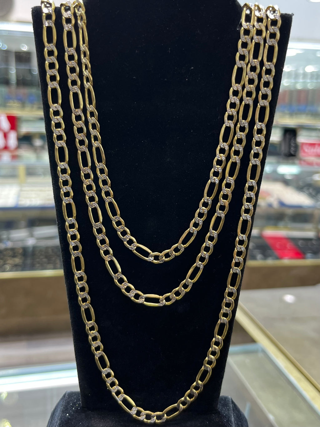14K Gold 5MM Figaro Chain #3