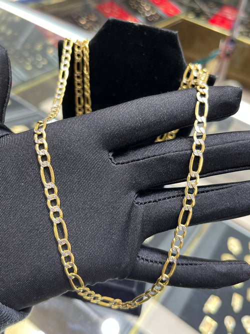 14K Gold 5MM Figaro Chain #3