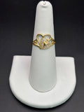 14k Solid Gold Ring Hearts