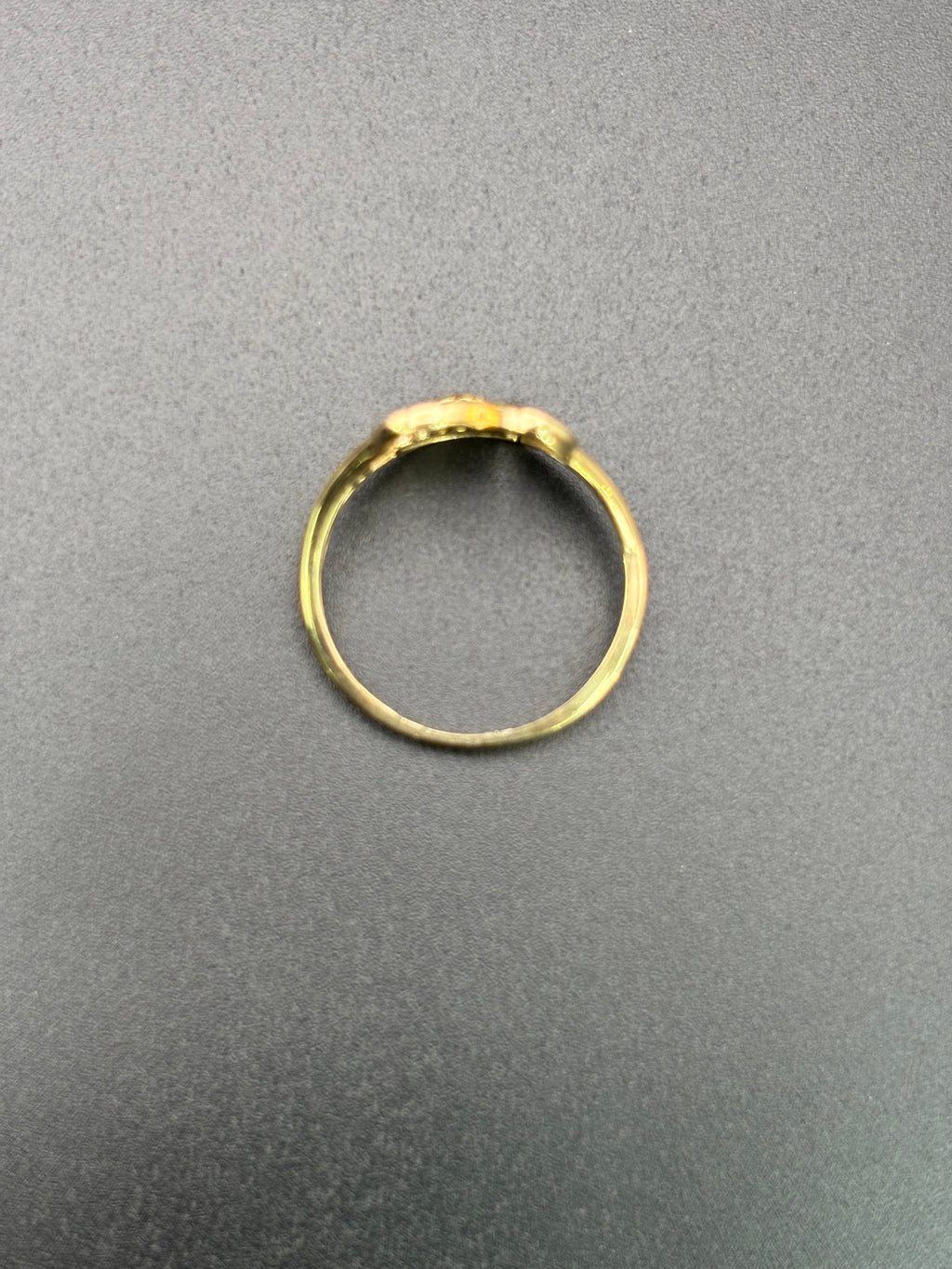 14k Solid Gold Ring Hearts